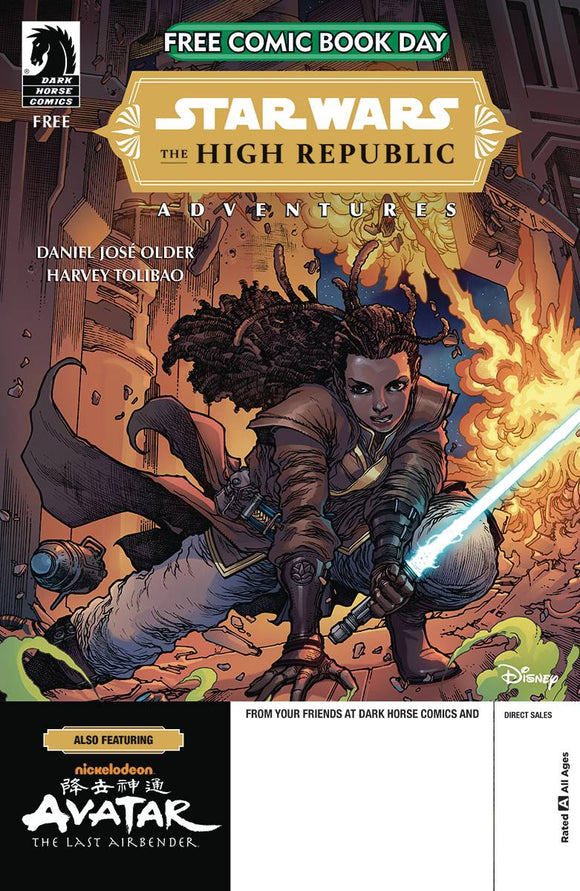 FCBD 2023 Star Wars the High Republic Adventures and Avatar the Last Airbender (2023 Dark Horse) #0 Comic Books published by Dark Horse Comics