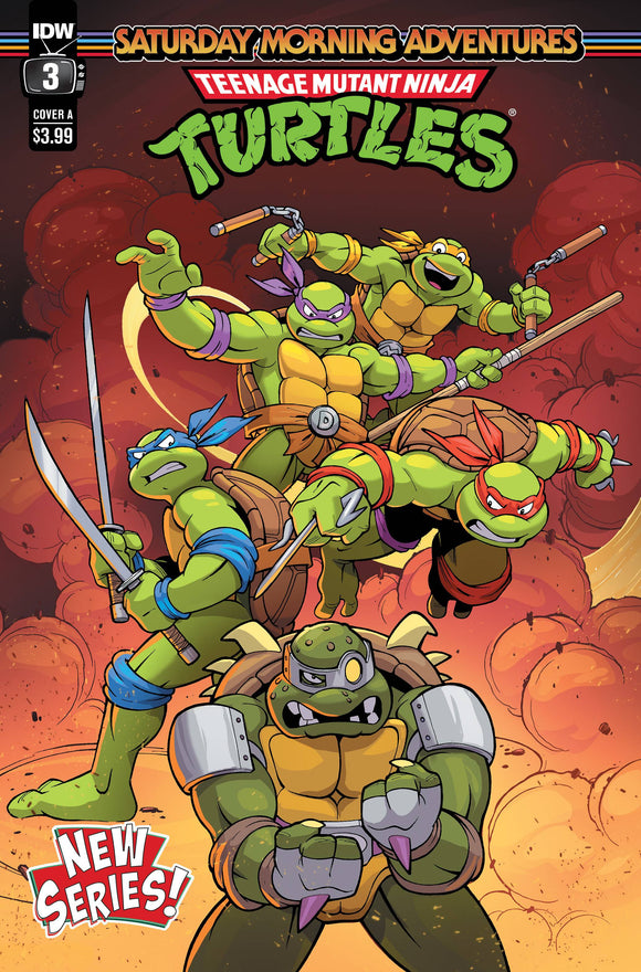Teenage Mutant Ninja Turtles Saturday Morning Adventures (2023 IDW) (2nd Series) #3 Cvr A Lattie Comic Books published by Idw Publishing