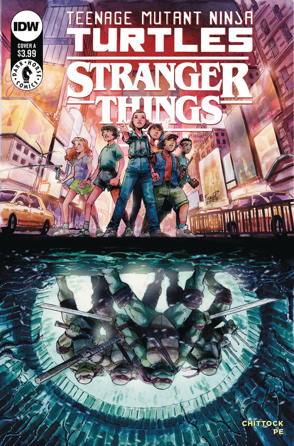 Teenage Mutant Ninja Turtles Stranger Things (2023 IDW) #1 Cvr A Pe Comic Books published by Idw Publishing