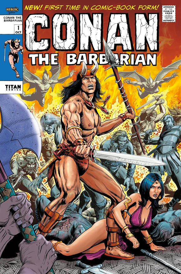 Conan the Barbarian (2023 Titan) #1 Cvr D Zircher Retro (Mature) Comic Books published by Titan Comics