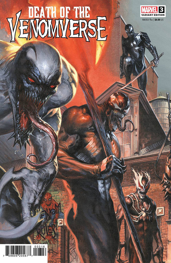 Death of the Venomverse (2023 Marvel) #3 (Of 5) 1:10 Incentive Gabriele Dell Otto Connecting Variant Comic Books published by Marvel Comics