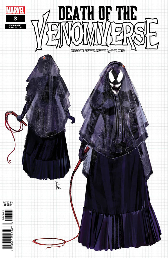 Death of the Venomverse (2023 Marvel) #3 (Of 5) Rod Reis Design Variant Comic Books published by Marvel Comics