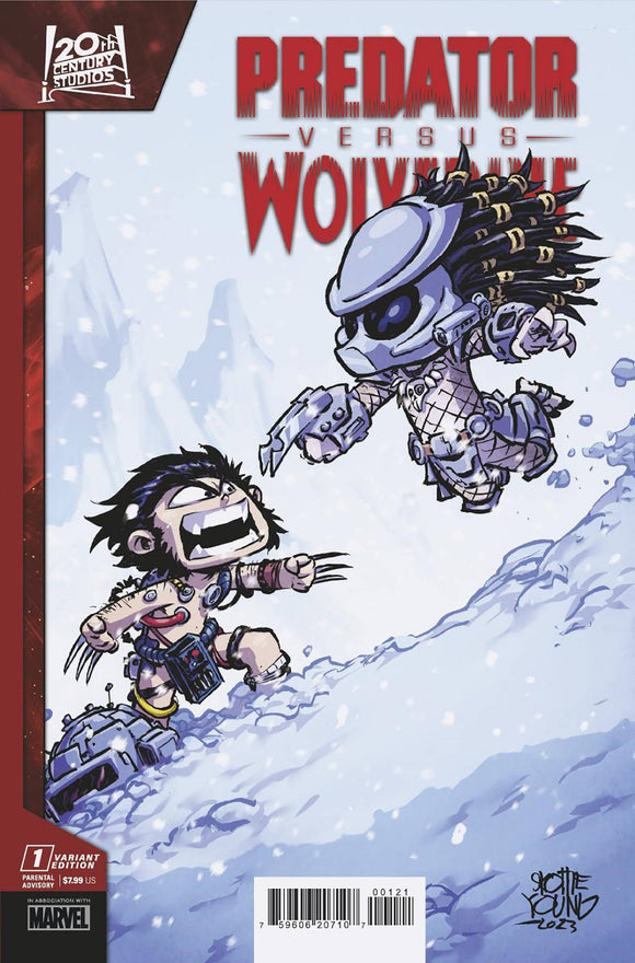 Predator vs. Wolverine (2023 Marvel) #1 Skottie Young Variant Comic Books published by Marvel Comics