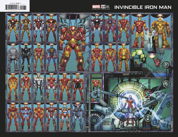 Invincible Iron Man (2022 Marvel) (5th Series) #10 Bob Layton Wraparound Variant Comic Books published by Marvel Comics