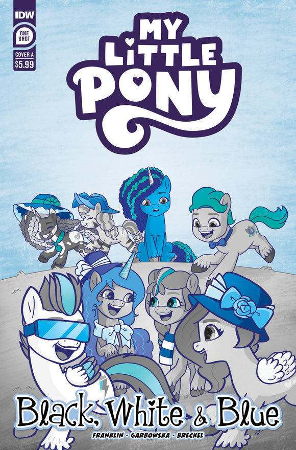 My Little Pony Black White and Blue (2023 IDW) #1 Cvr A Garbowska Comic Books published by Idw Publishing