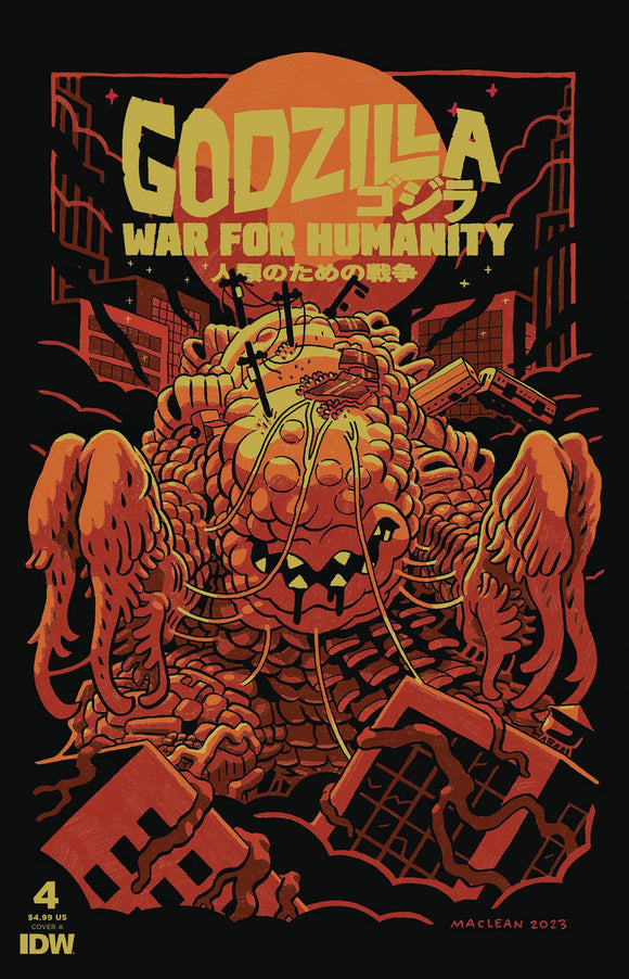 Godzilla War for Humanity (2023 IDW) #4 Cvr A Maclean Comic Books published by Idw Publishing