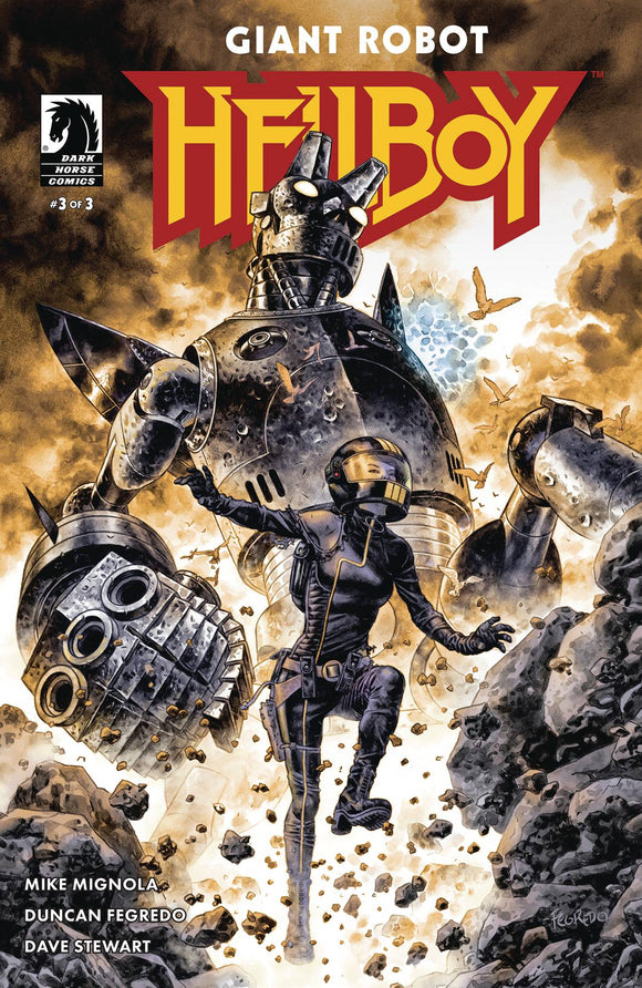 Giant Robot Hellboy (2023 Dark Horse) #3 Cvr A Fegredo Comic Books published by Dark Horse Comics
