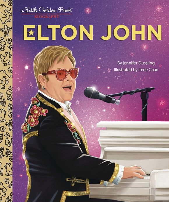 Elton John Little Golden Book Graphic Novels published by Golden Books