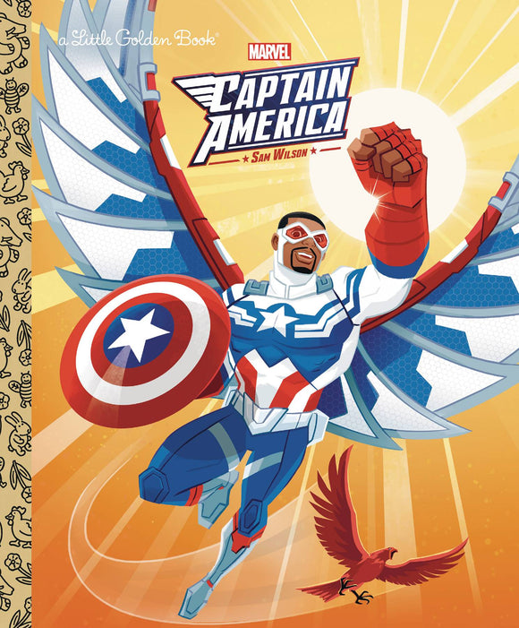 Captain America Sam Wilson Little Golden Book Graphic Novels published by Golden Books