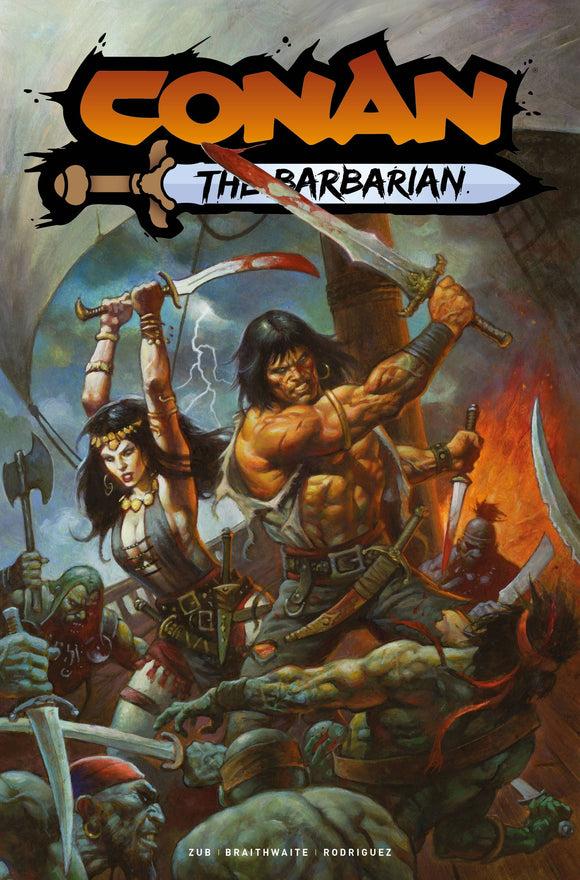 Conan the Barbarian (2023 Titan) #7 Cvr A Horley (Mature) Comic Books published by Titan Comics